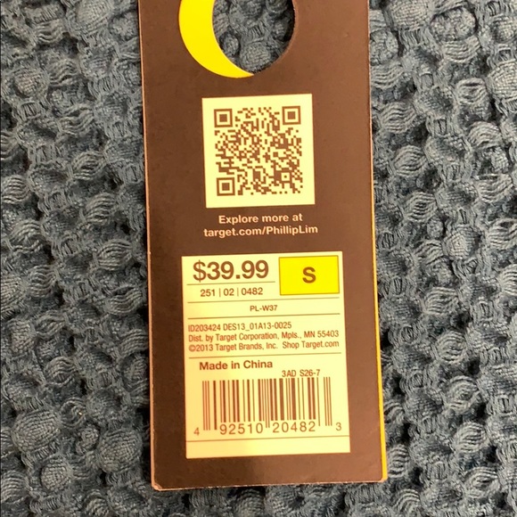 3.1 Phillip Lim for Target Peplum Top NWT - Picture 3 of 3